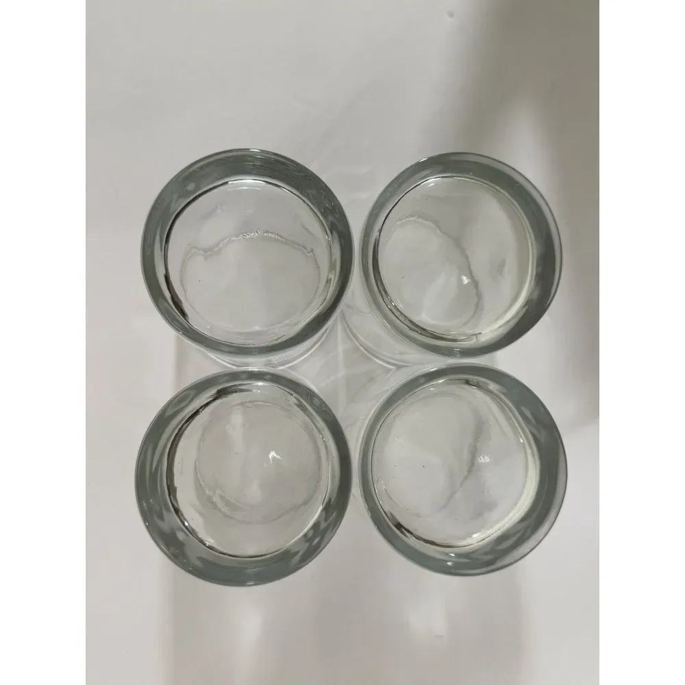 Libbey Intuition 11.75‎ Ounce Double Old-Fashioned Glass Set 4 Cocktail Glasses